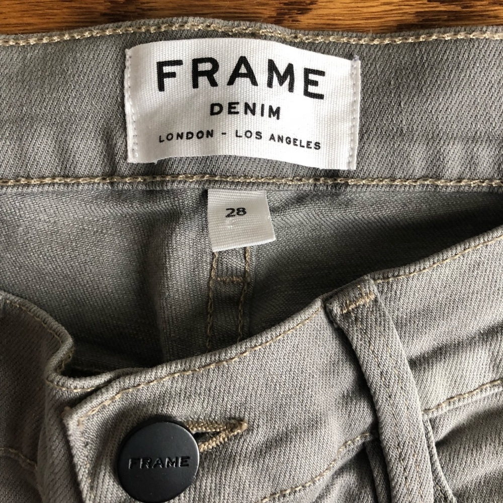 FRAME grey denim jeans - Picture 4 of 4